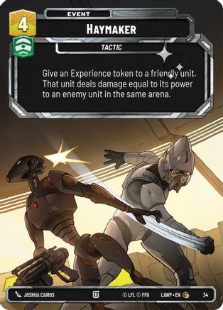Haymaker (Foil) | Foil (34)  [A Lawless Time Weekly Play Promos]