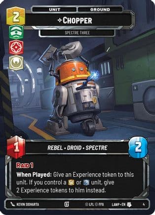 Chopper - Spectre Three |  (4)  [A Lawless Time  Weekly Play Promos]