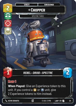 Chopper - Spectre Three (Foil) | Foil (24)  [A Lawless Time Weekly Play Promos]