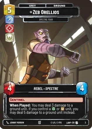 Zeb Orellios - Spectre Four |  (3)  [A Lawless Time  Weekly Play Promos]