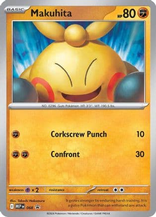 Makuhita 068- ME Mega Evolution Promo Holofoil