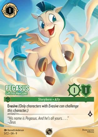 Pegasus - Gift for Hercules (5) |  (5) [Disney Lorcana Promo Cards]