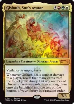 Gishath, Sun's Avatar |  Foil (011) [Media Promos]