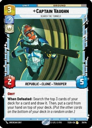 Captain Vaughn - Search the Tunnels |  (39/84)  [Twin Suns]