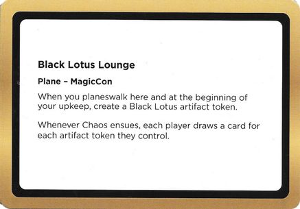 Black Lotus Lounge (Black Lotus Unknown Planechase) |  () [Oversize Cards]
