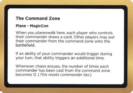 The Command Zone (Black Lotus Unknown Planechase) |  () [Oversize Cards]