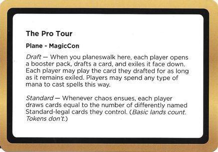 The Pro Tour (Black Lotus Unknown Planechase) |  () [Oversize Cards]