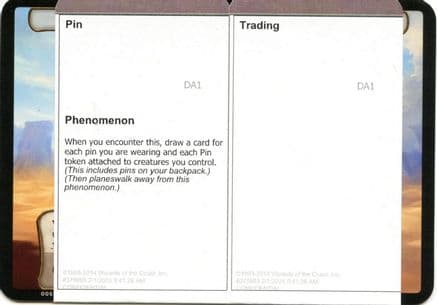 Pin Trading (Black Lotus Unknown Planechase) |  () [Oversize Cards]