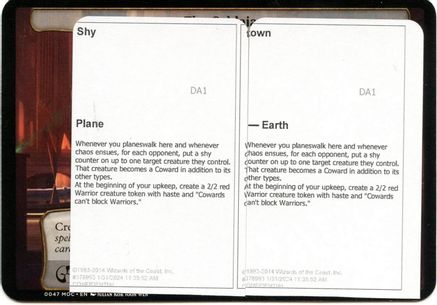Shy Town (Black Lotus Unknown Planechase) |  () [Oversize Cards]