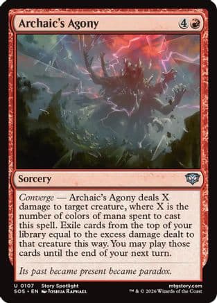 Archaic's Agony |  (107) [Secrets of Strixhaven]
