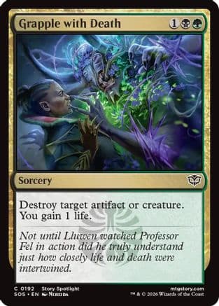 Grapple with Death |  Foil (192) [Secrets of Strixhaven]