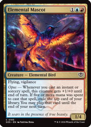 Elemental Mascot |  Foil (185) [Secrets of Strixhaven]