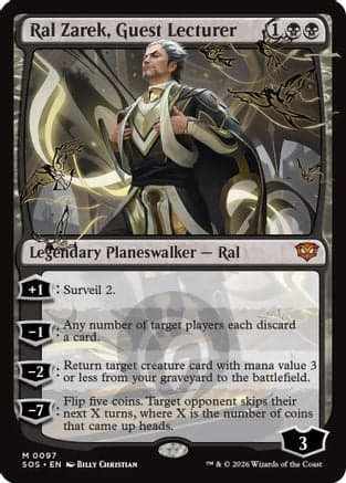 Ral Zarek, Guest Lecturer |  Foil (097) [Secrets of Strixhaven]