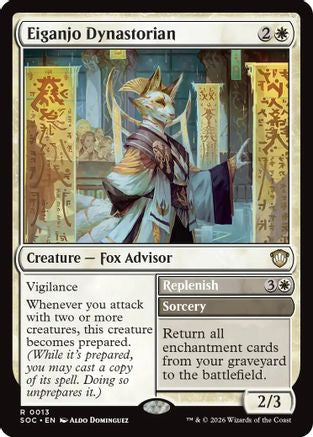 Eiganjo Dynastorian |  (013) [Commander: Secrets of Strixhaven]