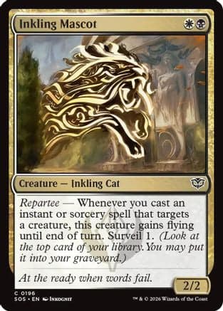 Inkling Mascot |  Foil (196) [Secrets of Strixhaven]
