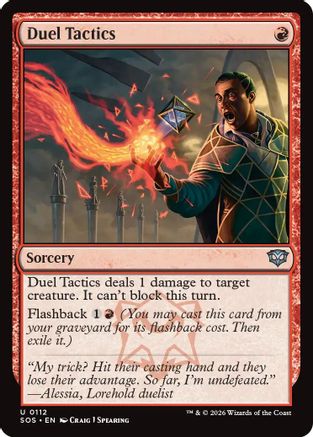 Duel Tactics |  Foil (112) [Secrets of Strixhaven]