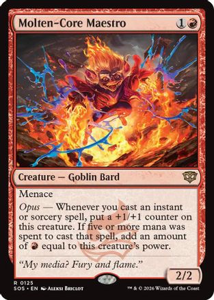 Molten-Core Maestro |  Foil (125) [Secrets of Strixhaven]