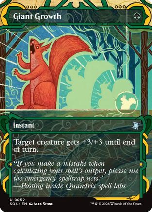 Giant Growth |  (052) [Secrets of Strixhaven: Mystical Archive]