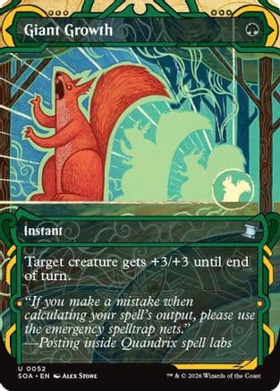 Giant Growth |  (052) [Secrets of Strixhaven: Mystical Archive]