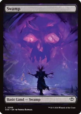 Swamp (0269) |  Foil (269) [Secrets of Strixhaven]