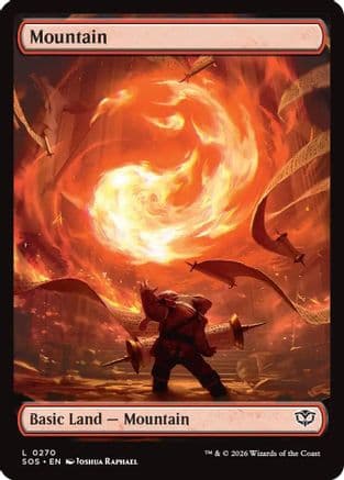 Mountain (0270) |  Foil (270) [Secrets of Strixhaven]