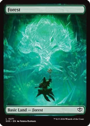Forest (0271) |  Foil (271) [Secrets of Strixhaven]
