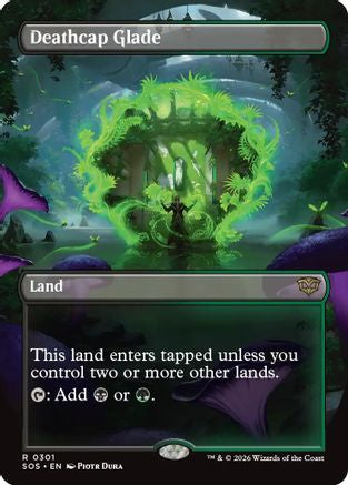 Deathcap Glade (Borderless) |  (301) [Secrets of Strixhaven]