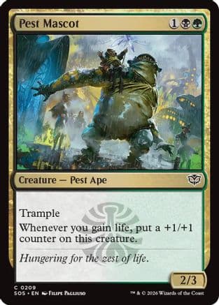 Pest Mascot |  Foil (209) [Secrets of Strixhaven]
