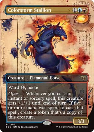 Colorstorm Stallion (Borderless) |  (299) [Secrets of Strixhaven]