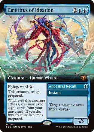 Emeritus of Ideation (Extended Art) |  Foil (315) [Secrets of Strixhaven]