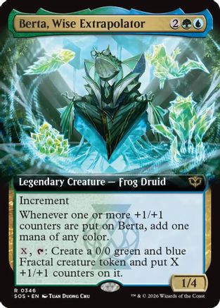 Berta, Wise Extrapolator (Extended Art) |  (346) [Secrets of Strixhaven]