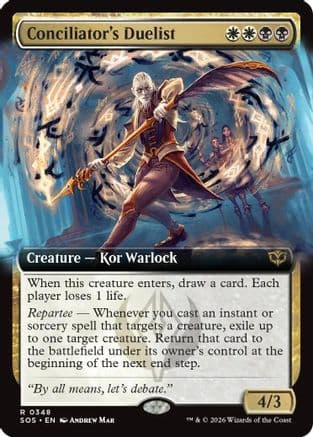 Conciliator's Duelist (Extended Art) |  Foil (348) [Secrets of Strixhaven]