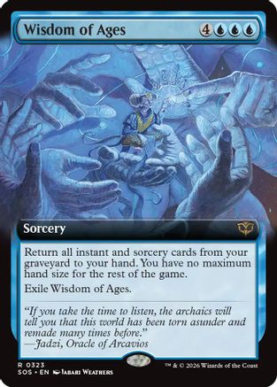 Wisdom of Ages (Extended Art) |  (323) [Secrets of Strixhaven]