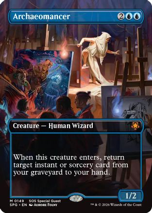 Archaeomancer (Borderless) |  Foil (149) [Special Guests]