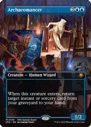 Archaeomancer (Borderless) |  Foil (149) [Special Guests]