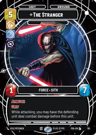 The Stranger - No Survivors | Foil (110)  [Sector and Regional Promos Season 1]