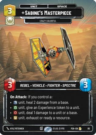 Sabine's Masterpiece - Crazy Colorful (85) | Foil (85)  [Sector and Regional Promos Season 1]
