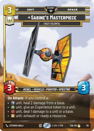 Sabine's Masterpiece - Crazy Colorful (101) | Foil (101)  [Sector and Regional Promos Season 1]