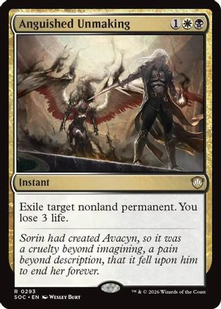 Anguished Unmaking |  (293) [Commander: Secrets of Strixhaven]