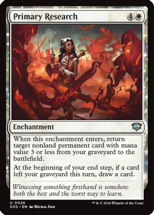 Primary Research |  Foil (026) [Secrets of Strixhaven]