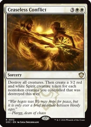 Ceaseless Conflict |  (012) [Commander: Secrets of Strixhaven]
