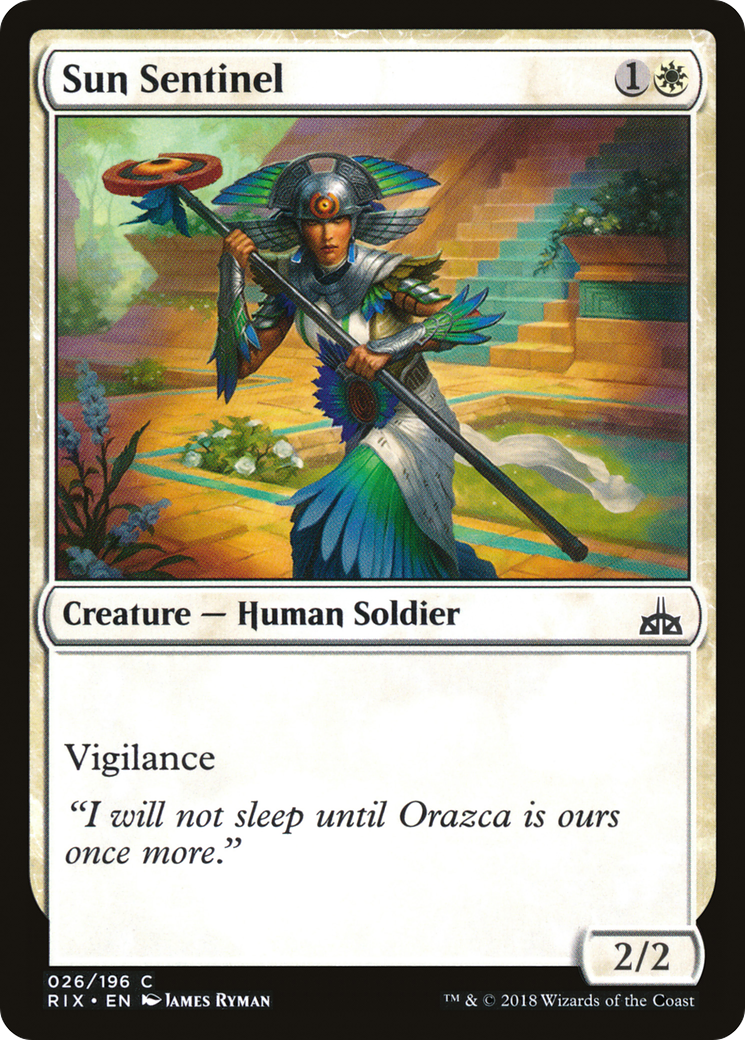 Sun Sentinel [Rivals of Ixalan] Foil