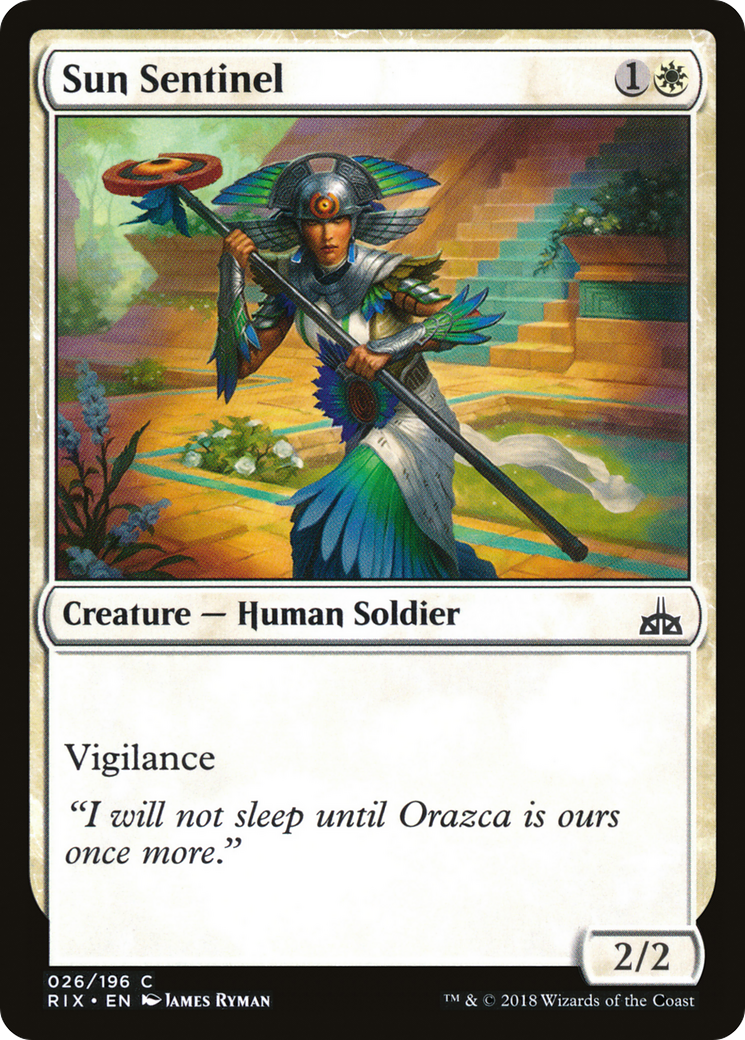 Sun Sentinel [Rivals of Ixalan] Foil