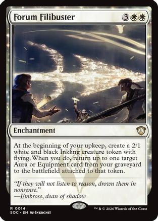 Forum Filibuster |  (014) [Commander: Secrets of Strixhaven]