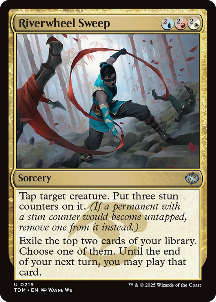 Riverwheel Sweep (219) [Tarkir: Dragonstorm]  Foil
