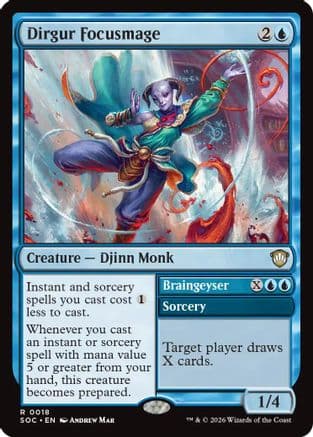 Dirgur Focusmage |  (018) [Commander: Secrets of Strixhaven]