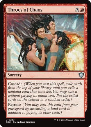 Throes of Chaos |  (257) [Commander: Secrets of Strixhaven]