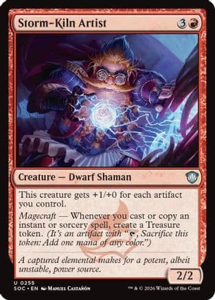 Storm-Kiln Artist |  (255) [Commander: Secrets of Strixhaven]