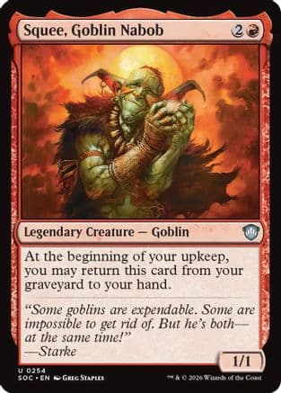 Squee, Goblin Nabob |  (254) [Commander: Secrets of Strixhaven]