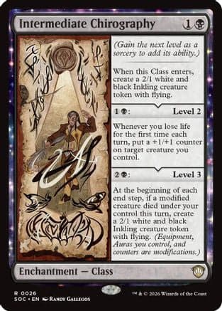 Intermediate Chirography |  (026) [Commander: Secrets of Strixhaven]